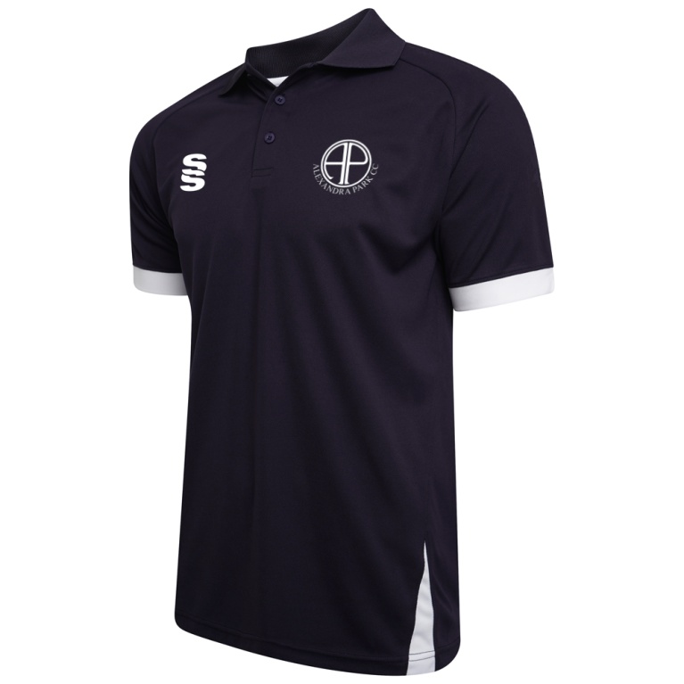 Alexandra Park Fuse Polo Shirt : Navy / White