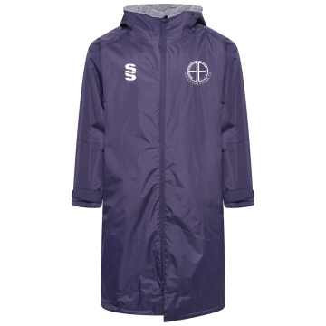 Active Fleece Robe - Navy