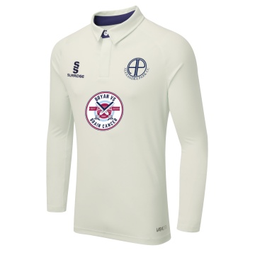 ALEXANDRA PARK Ergo Long Sleeve Cricket Shirt Navy
