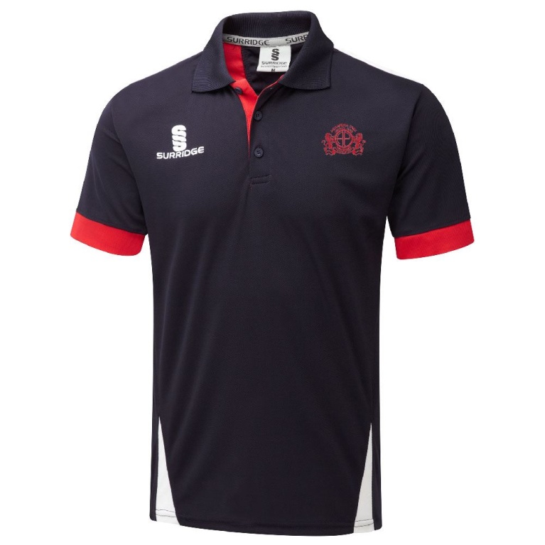 Blade Polo Shirt : Navy / Red / White