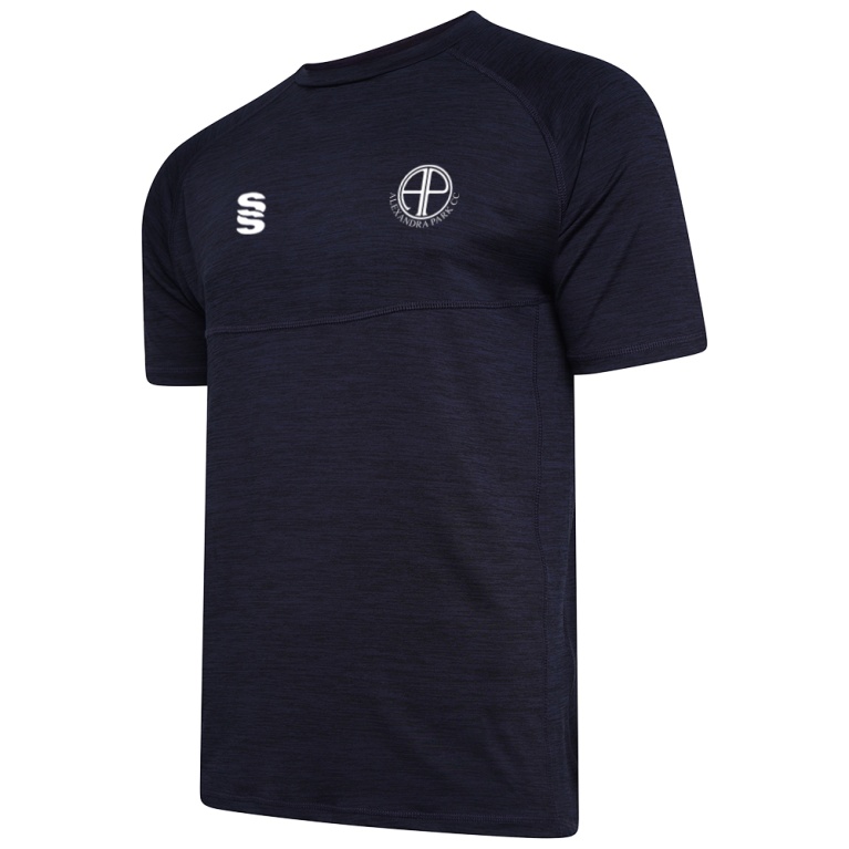 Alexandra Park Dual Gym T-shirt : Navy Melange