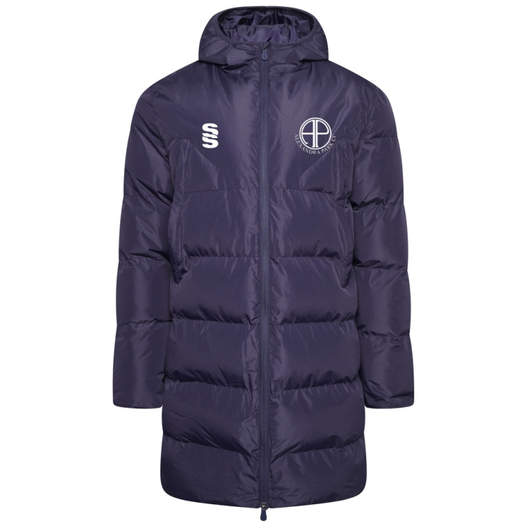 ACTIVE LONG PADDED JACKETS NAVY
