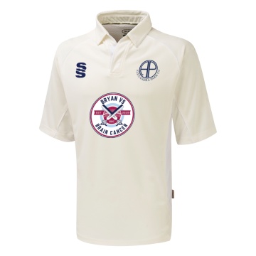 ALEXANDRA PARK Premier Cricket Shirt - Short Sleeve White