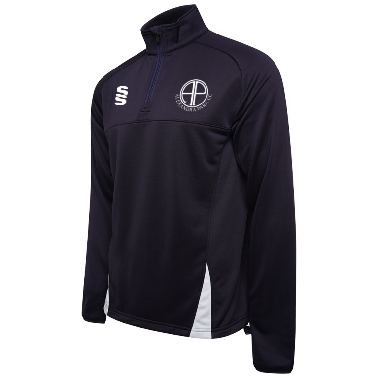 ALEXANDRA PARK - Fuse Performance Top : Navy / White