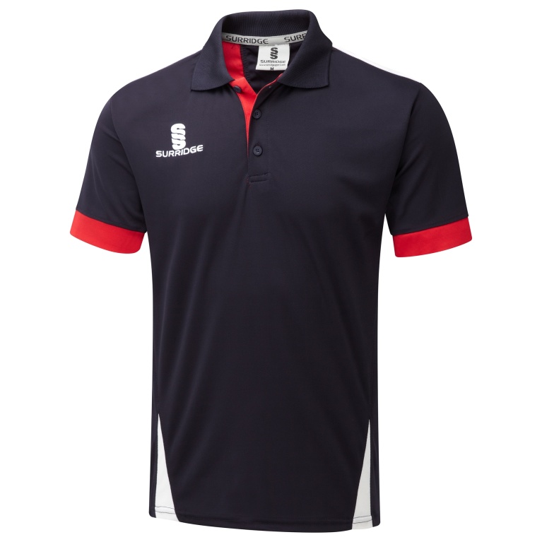 Blade Polo Shirt : Navy / Red / White