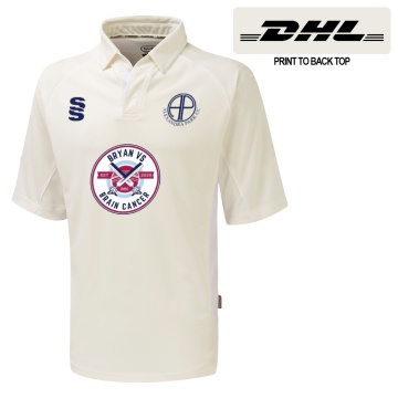 ALEXANDRA PARK Premier Cricket Shirt - Short Sleeve White